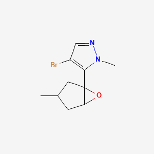 4-Bromo-1-methyl-5-{3-methyl-6-oxabicyclo[3.1.0]hexan-1-yl}-1H-pyrazole