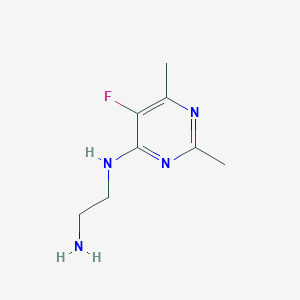 N1-(5-Fluoro-2,6-dimethylpyrimidin-4-yl)ethane-1,2-diamine