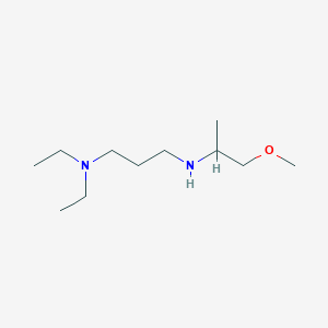 molecular formula C11H26N2O B13219246 Diethyl({3-[(1-methoxypropan-2-yl)amino]propyl})amine 