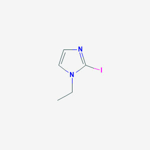 molecular formula C5H7IN2 B13219250 1-Ethyl-2-iodo-1h-imidazole 