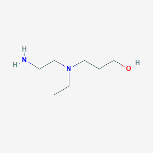 3-[(2-Aminoethyl)(ethyl)amino]propan-1-ol