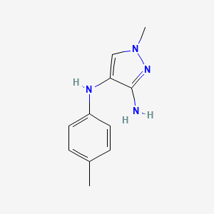 1-Methyl-N4-(4-methylphenyl)-1H-pyrazole-3,4-diamine