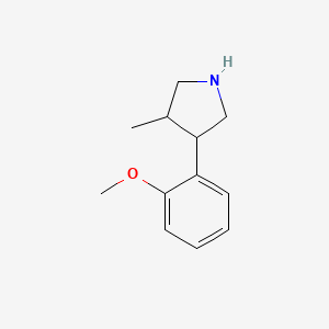 3-(2-Methoxyphenyl)-4-methylpyrrolidine