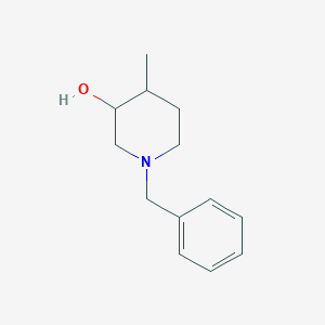 molecular formula C13H19NO B1321944 1-苄基-4-甲基哌啶-3-醇 CAS No. 384338-20-9