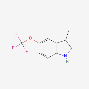 3-Methyl-5-(trifluoromethoxy)-2,3-dihydro-1H-indole