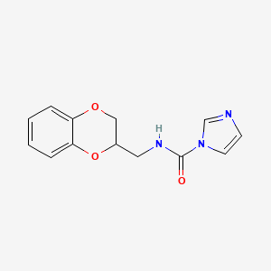 N-(2,3-dihydro-1,4-benzodioxin-2-ylmethyl)-1H-imidazole-1-carboxamide