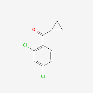molecular formula C10H8Cl2O B1321951 Cyclopropyl 2,4-dichlorophenyl ketone CAS No. 212139-17-8