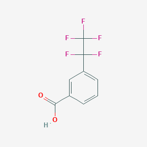 molecular formula C9H5F5O2 B1321952 3-(五氟乙基)苯甲酸 CAS No. 13710-47-9