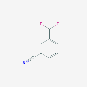 molecular formula C8H5F2N B1321953 3-(Difluoromethyl)benzonitrile CAS No. 55805-13-5