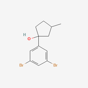 1-(3,5-Dibromophenyl)-3-methylcyclopentan-1-ol