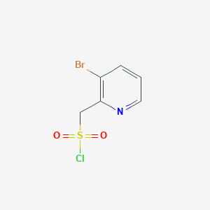 (3-Bromopyridin-2-yl)methanesulfonyl chloride