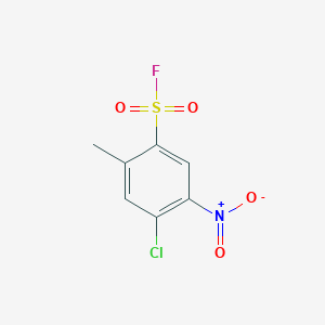 4-Chloro-2-methyl-5-nitrobenzene-1-sulfonyl fluoride