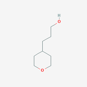 molecular formula C8H16O2 B1321962 3-(氧杂-4-基)丙-1-醇 CAS No. 428871-03-8