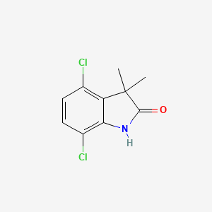 4,7-dichloro-3,3-dimethyl-2,3-dihydro-1H-indol-2-one