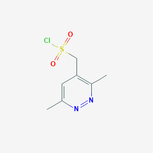 (3,6-Dimethylpyridazin-4-yl)methanesulfonyl chloride