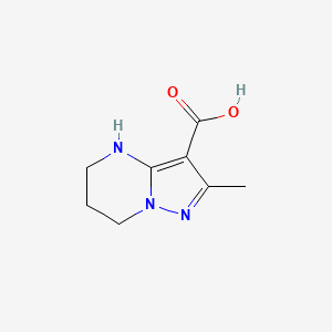 2-Methyl-4H,5H,6H,7H-pyrazolo[1,5-a]pyrimidine-3-carboxylic acid