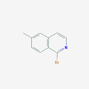 molecular formula C10H8BrN B13219719 1-Bromo-6-methylisoquinoline 