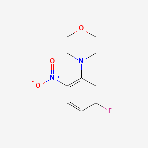 molecular formula C10H11FN2O3 B1321977 4-(5-Fluoro-2-nitrophenyl)morpholine CAS No. 536977-34-1