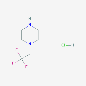 molecular formula C6H12ClF3N2 B1321979 1-(2,2,2-Trifluoroethyl)piperazine hydrochloride CAS No. 195447-63-3