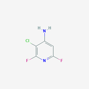 molecular formula C5H3ClF2N2 B1321982 3-Chloro-2,6-difluoropyridin-4-amine CAS No. 405230-78-6