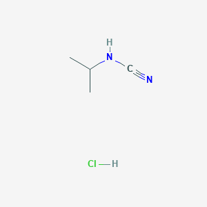 Cyano(propan-2-yl)amine hydrochloride