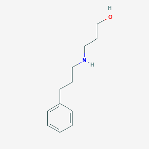 3-[(3-Phenylpropyl)amino]propan-1-ol