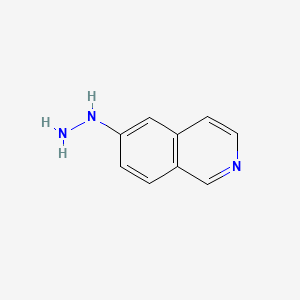 molecular formula C9H9N3 B1321995 6-Hydrazinylisoquinoline CAS No. 912761-89-8