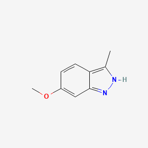 molecular formula C9H10N2O B1321996 6-Metoxi-3-metil-1H-indazol CAS No. 7746-29-4