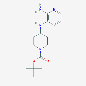 molecular formula C15H24N4O2 B1322004 叔丁基4-((2-氨基吡啶-3-基)氨基)哌啶-1-羧酸酯 CAS No. 781649-86-3
