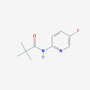 molecular formula C10H13FN2O B1322005 N-(5-Fluoro-pyridin-2-yl)-2,2-dimethyl-propionamide CAS No. 784155-54-0