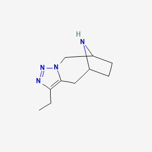 6-Ethyl-3,4,5,12-tetraazatricyclo[7.2.1.0,3,7]dodeca-4,6-diene