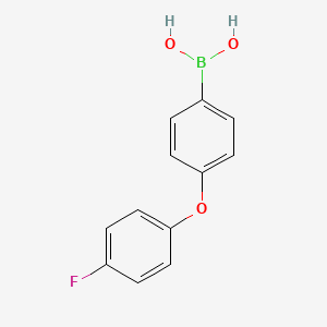 molecular formula C12H10BFO3 B1322008 (4-(4-Fluorophenoxy)phenyl)boronic acid CAS No. 361437-00-5