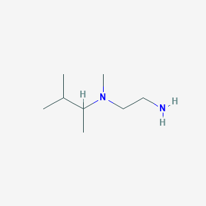 molecular formula C8H20N2 B13220090 (2-Aminoethyl)(methyl)(3-methylbutan-2-yl)amine 