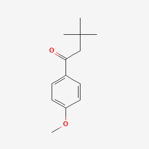 molecular formula C13H18O2 B1322010 3,3-Dimethyl-4'-methoxybutyrophenone CAS No. 85157-92-2
