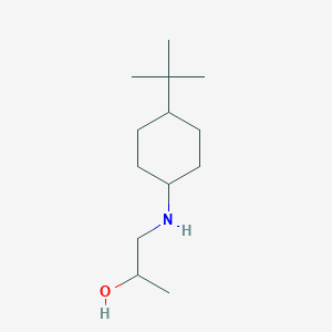 1-[(4-Tert-butylcyclohexyl)amino]propan-2-ol