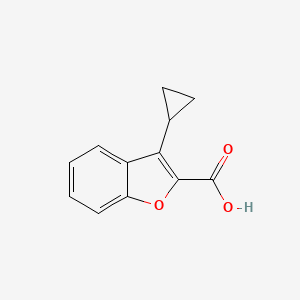 3-Cyclopropyl-1-benzofuran-2-carboxylic acid