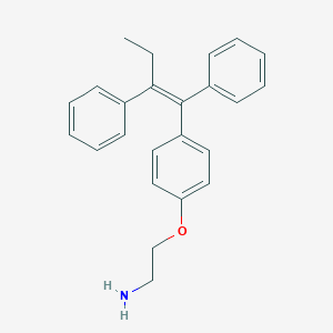 molecular formula C24H25NO B132202 N,N-二去甲基他莫昔芬 CAS No. 80234-20-4