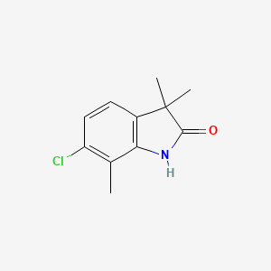 6-chloro-3,3,7-trimethyl-2,3-dihydro-1H-indol-2-one