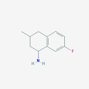 7-Fluoro-3-methyl-1,2,3,4-tetrahydronaphthalen-1-amine