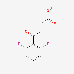 molecular formula C10H8F2O3 B1322025 4-(2,6-Difluorophenyl)-4-oxobutyric acid CAS No. 478162-62-8