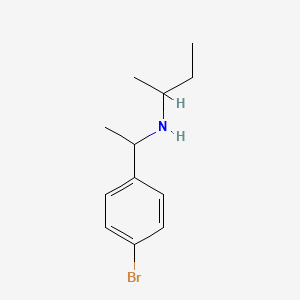 [1-(4-Bromophenyl)ethyl](butan-2-yl)amine