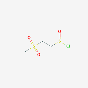 2-Methanesulfonylethane-1-sulfinyl chloride