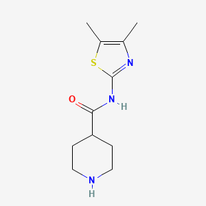 N-(dimethyl-1,3-thiazol-2-yl)piperidine-4-carboxamide