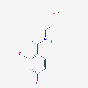 [1-(2,4-Difluorophenyl)ethyl](2-methoxyethyl)amine