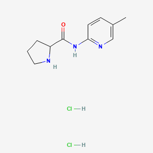 N-(5-methylpyridin-2-yl)pyrrolidine-2-carboxamide dihydrochloride