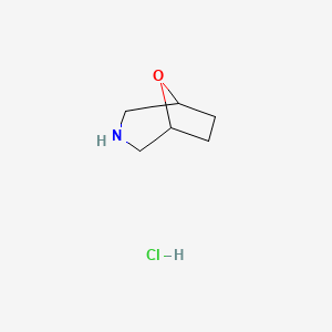molecular formula C6H12ClNO B1322036 8-Oxa-3-azabicyclo[3.2.1]octane hydrochloride CAS No. 54745-74-3