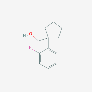 [1-(2-Fluorophenyl)cyclopentyl]methanol