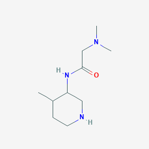 2-(Dimethylamino)-N-(4-methylpiperidin-3-yl)acetamide