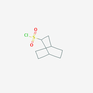 molecular formula C8H13ClO2S B13220469 Bicyclo[2.2.2]octane-2-sulfonyl chloride 