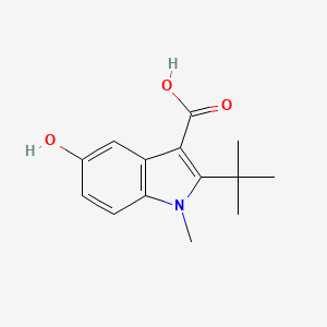 2-tert-Butyl-5-hydroxy-1-methyl-1H-indole-3-carboxylic acid